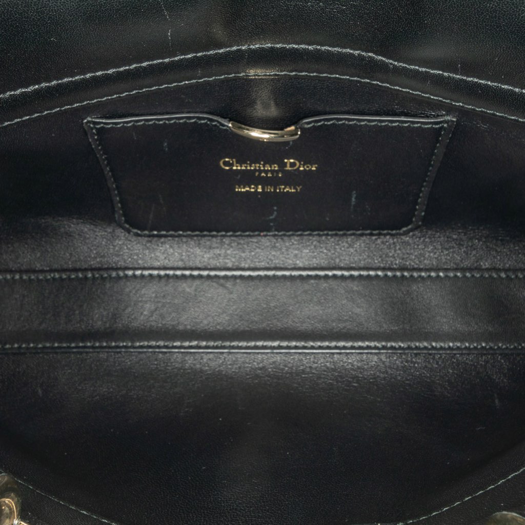 Dior Medium Beaded Ribbon Embroidered Floral Lady D Joy - 4