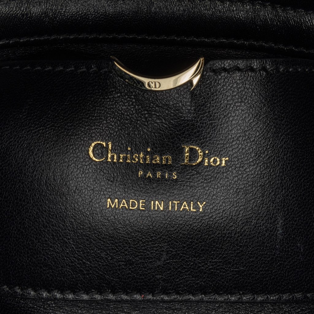 Dior Medium Beaded Ribbon Embroidered Floral Lady D Joy - 5