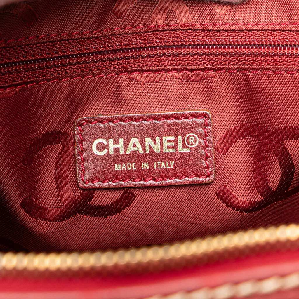 Chanel CC Lambskin Wild Stitch Handbag - Detail 1