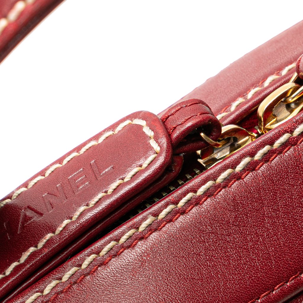 Chanel CC Lambskin Wild Stitch Handbag - Image 12