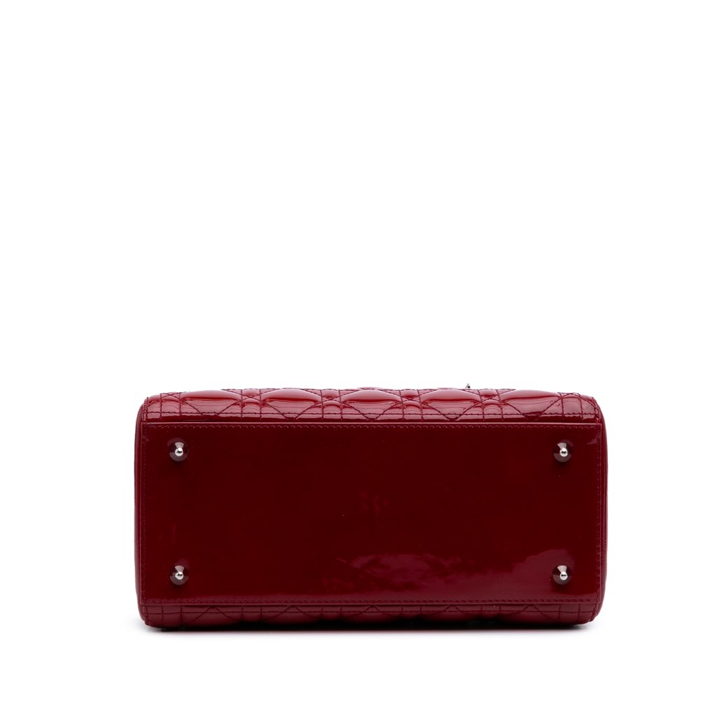 Dior Medium Patent Cannage Lady Dior - 3