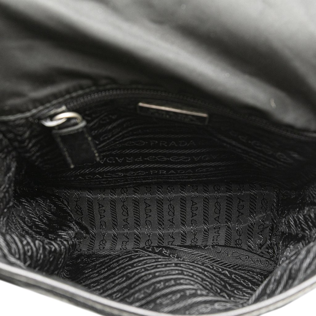 Prada Tessuto Buckle Messenger Bag - 4