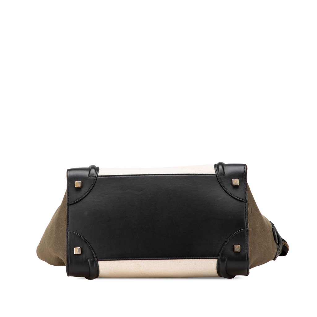 Celine Mini Canvas Tricolor Luggage Tote - 3