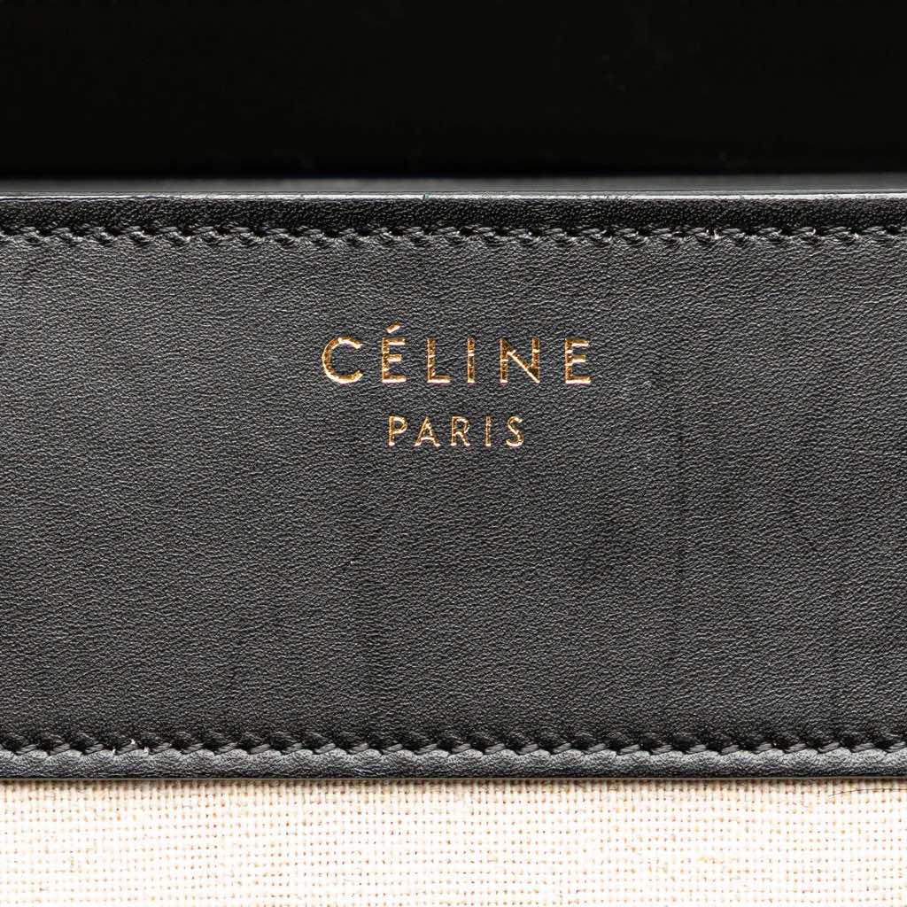 Celine Mini Canvas Tricolor Luggage Tote - 5