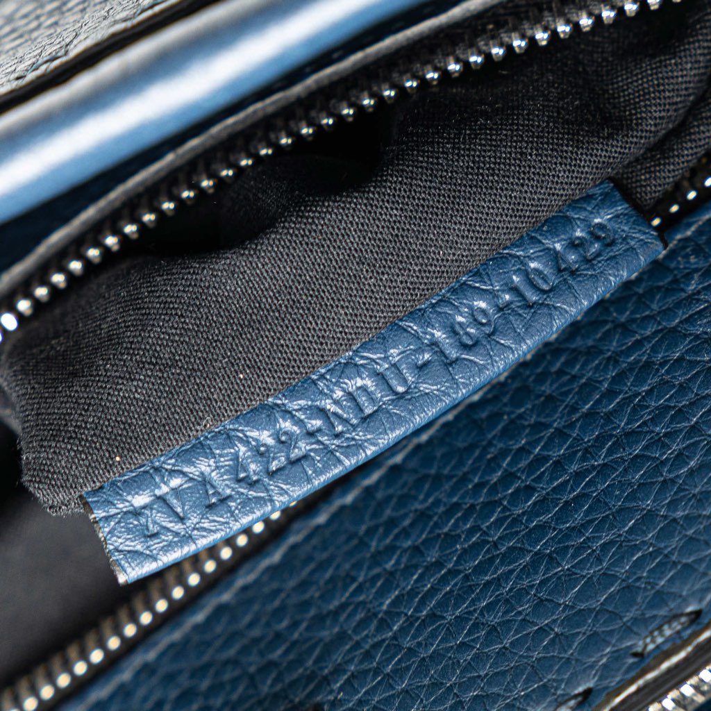 Fendi Mini Calfskin Romano Selleria Peekaboo Iconic Fit Satchel - Detail 2