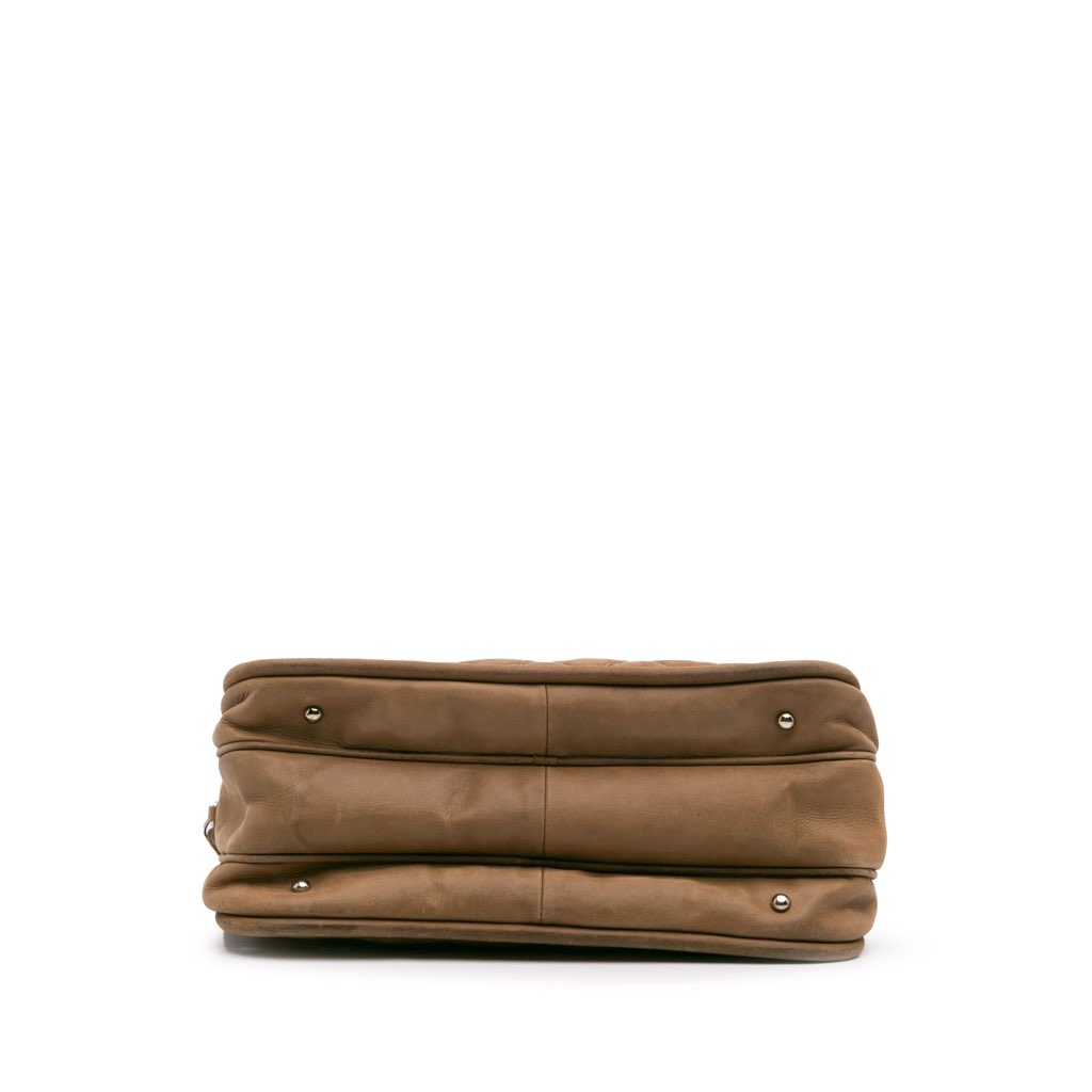 Chanel Quilted Iridescent Calfskin Relax CC Satchel - Image 6