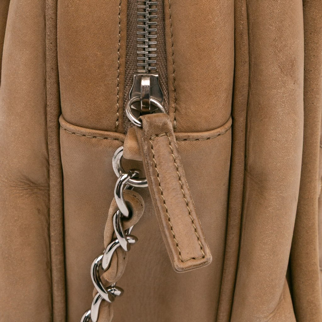 Chanel Quilted Iridescent Calfskin Relax CC Satchel - Image 11