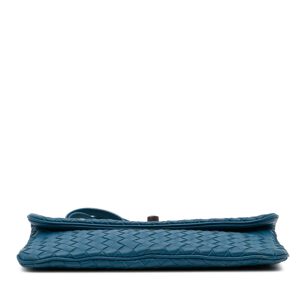 Bottega Veneta Mini Nappa Intrecciato Turn Lock Crossbody - 3