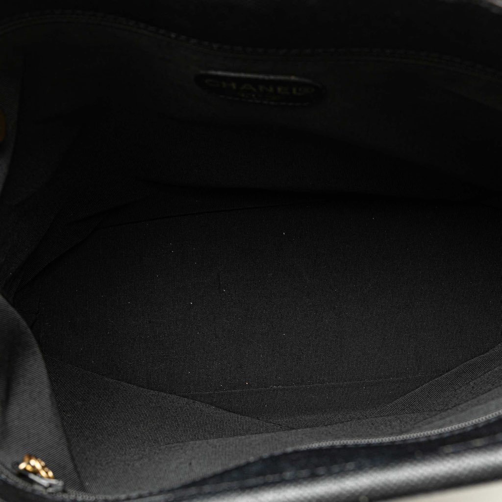 Chanel Caviar Tortoise Top Handle Tote - 4