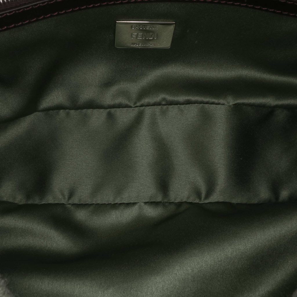 Fendi Cashmere Baguette Satchel - 4