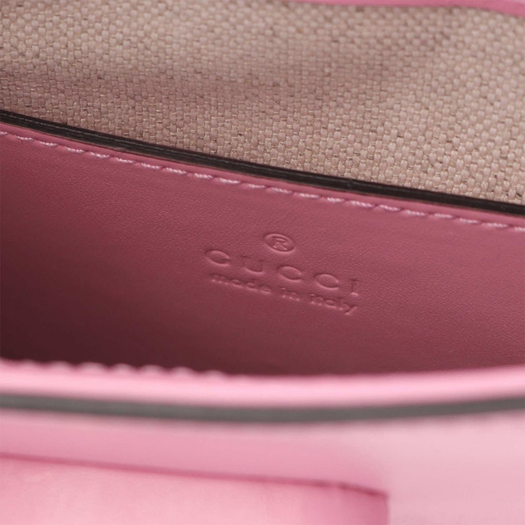 Gucci Mini Calfskin Bamboo Top Handle Bag - 4