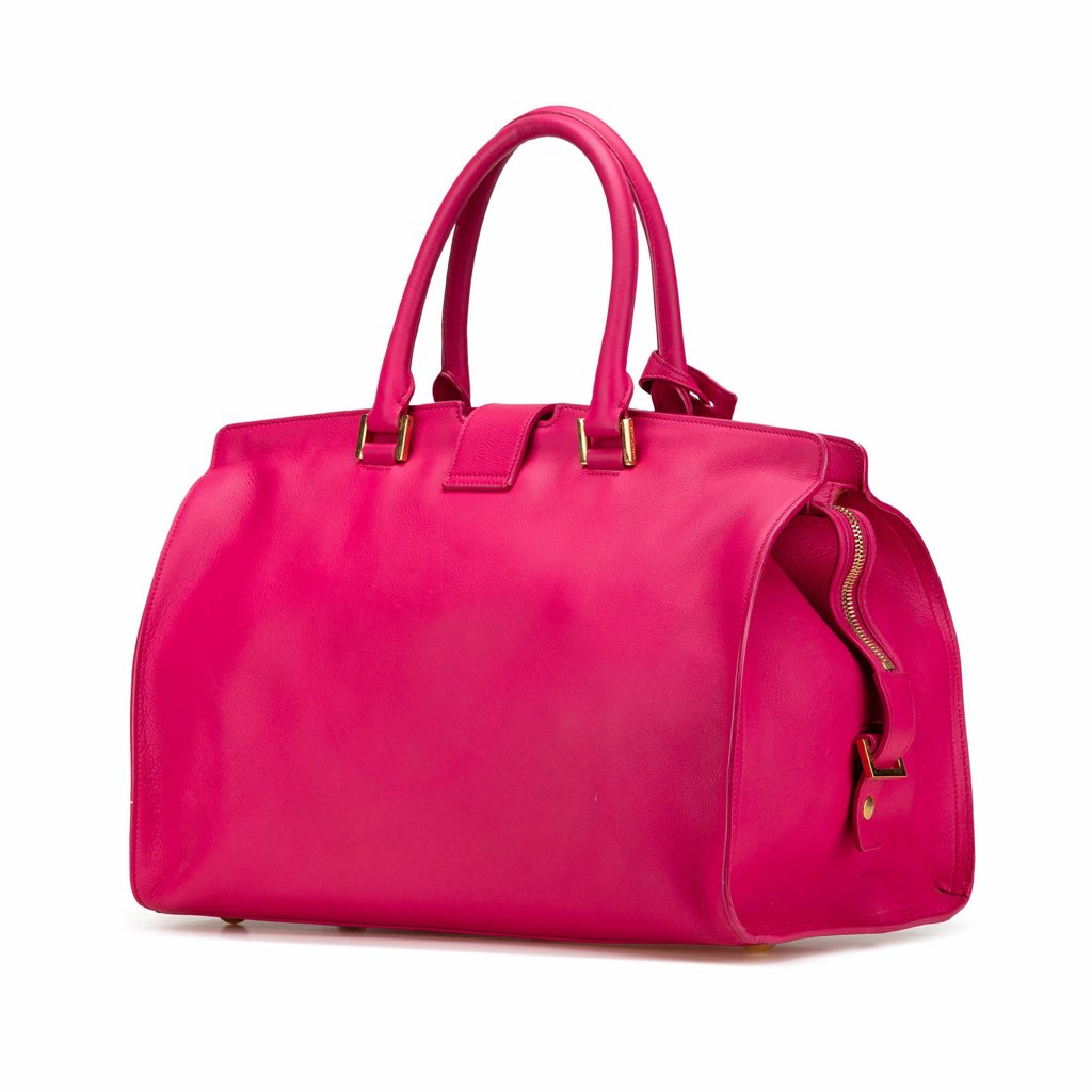 Saint Laurent Small Calfskin Cabas Chyc Satchel - 2