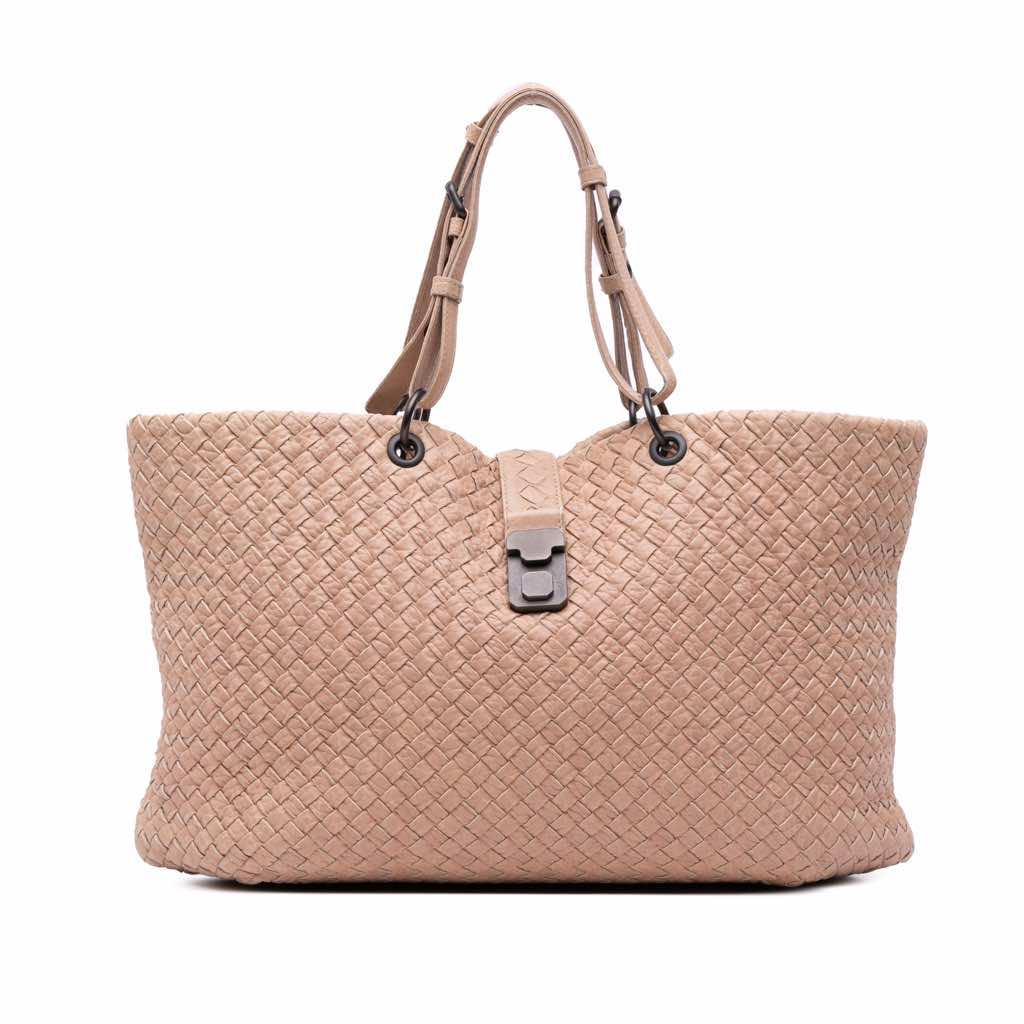 Bottega Veneta Large Nappa Intrecciato Capri Tote