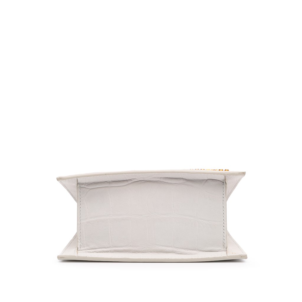 Jacquemus Croc Embossed Calfskin Le Chiquito Moyen - 3