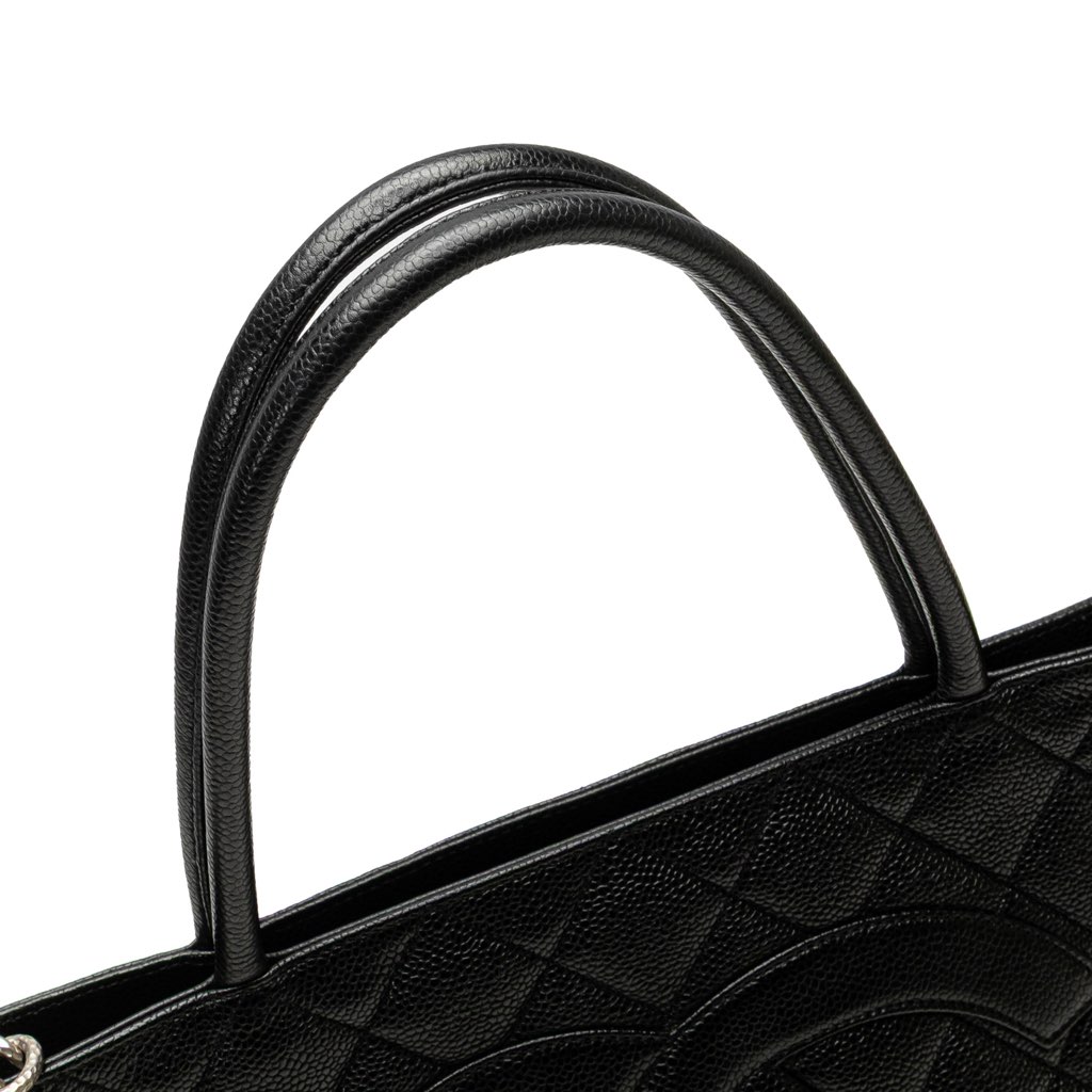 Chanel Caviar Medallion Tote - Image 12