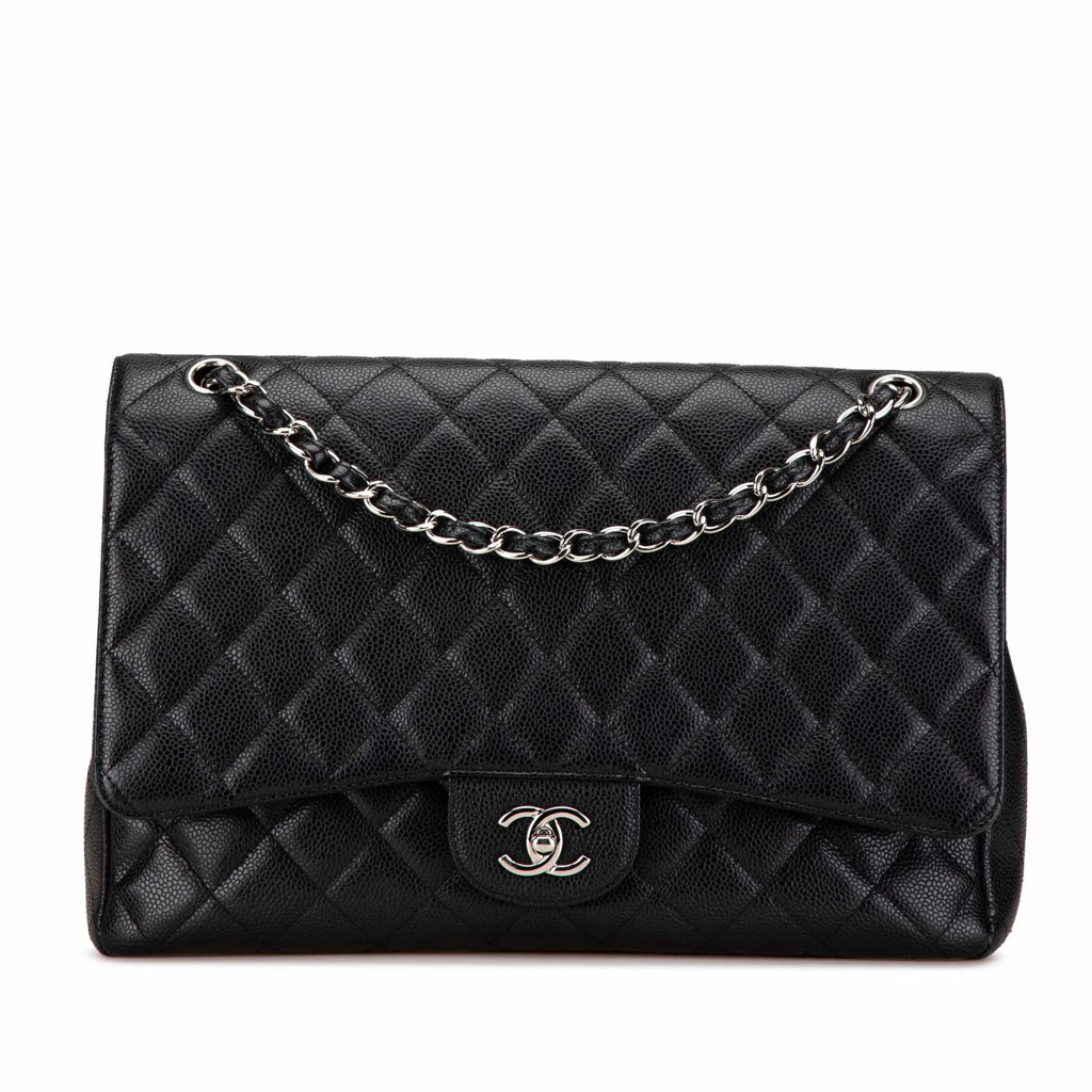 Chanel Maxi Classic Caviar Single Flap
