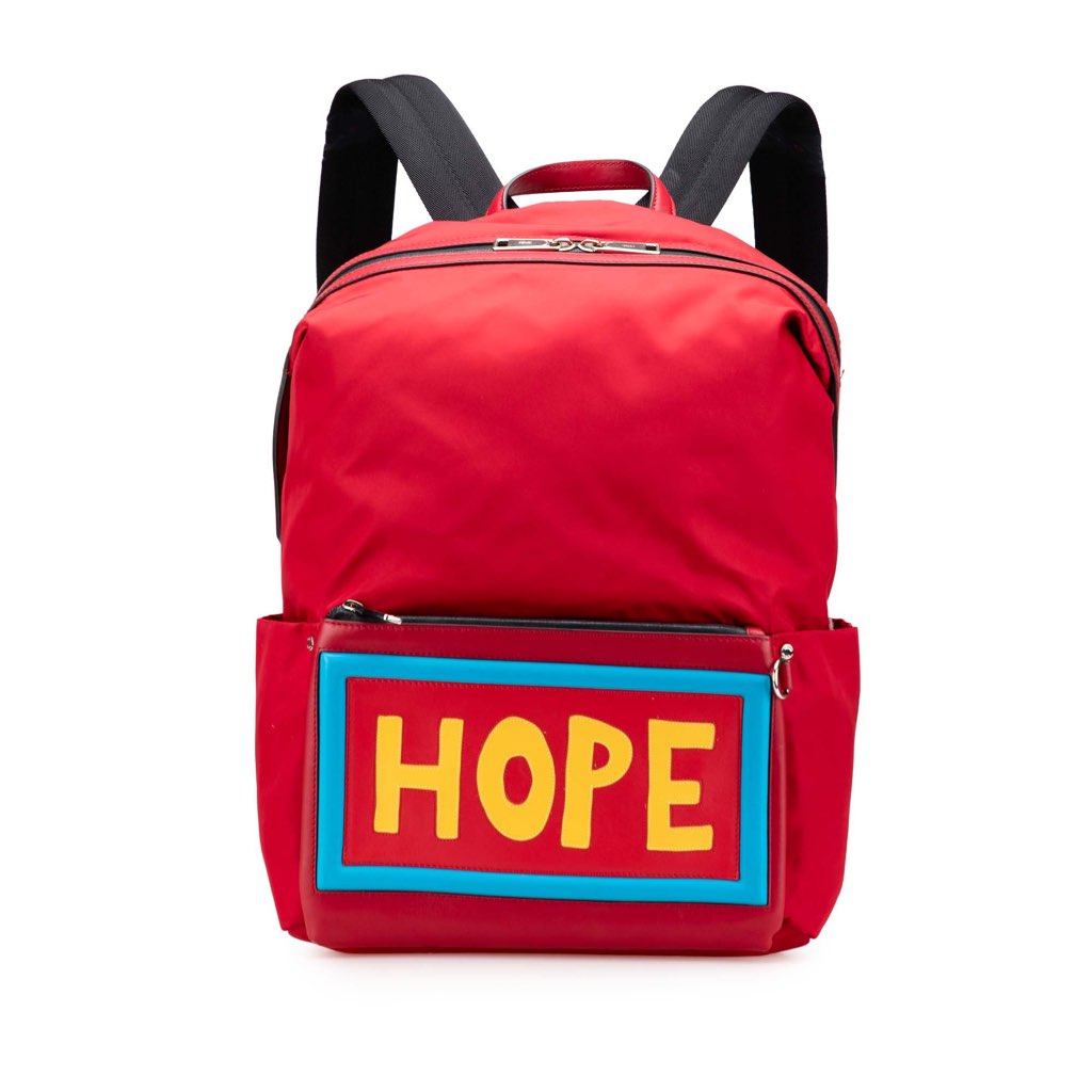 Fendi Nylon Vocabulary Hope Backpack