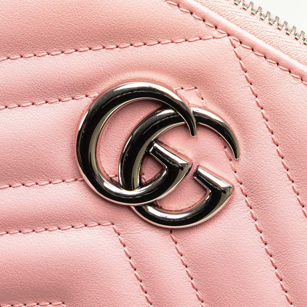 Gucci GG Marmont Matelasse Leather Clutch - Image 12