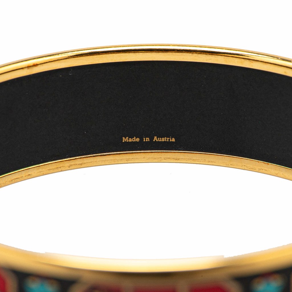 Hermès Wide Horse Enamel Bangle 65 - 5