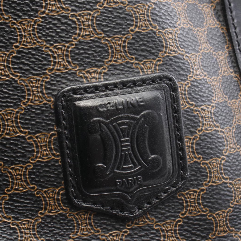 Celine Macadam Coated Canvas Boston Bag - 4