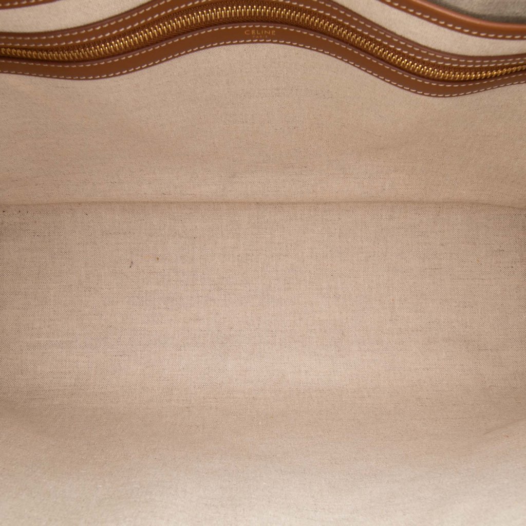 Celine Triomphe Embroidered Canvas Horizontal Cabas Tote - 4