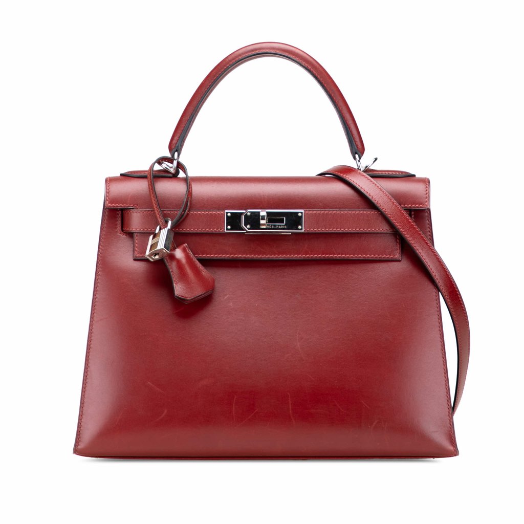 Hermès Box Calf Kelly II Sellier 28