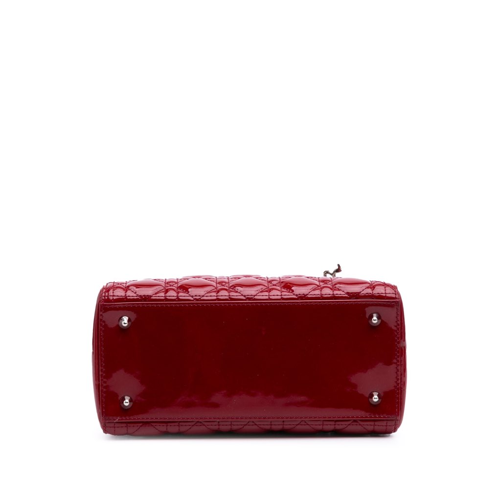 Dior Medium Patent Cannage Lady Dior - 3