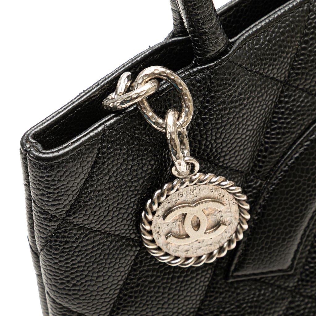 Chanel Caviar Medallion Tote - Image 10