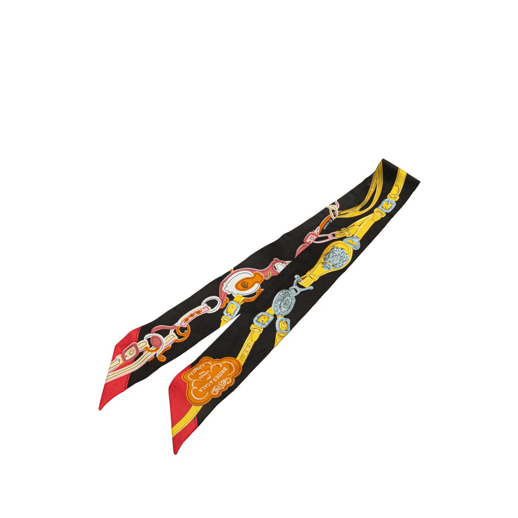 Hermès Brides de Gala Twilly Silk Scarf