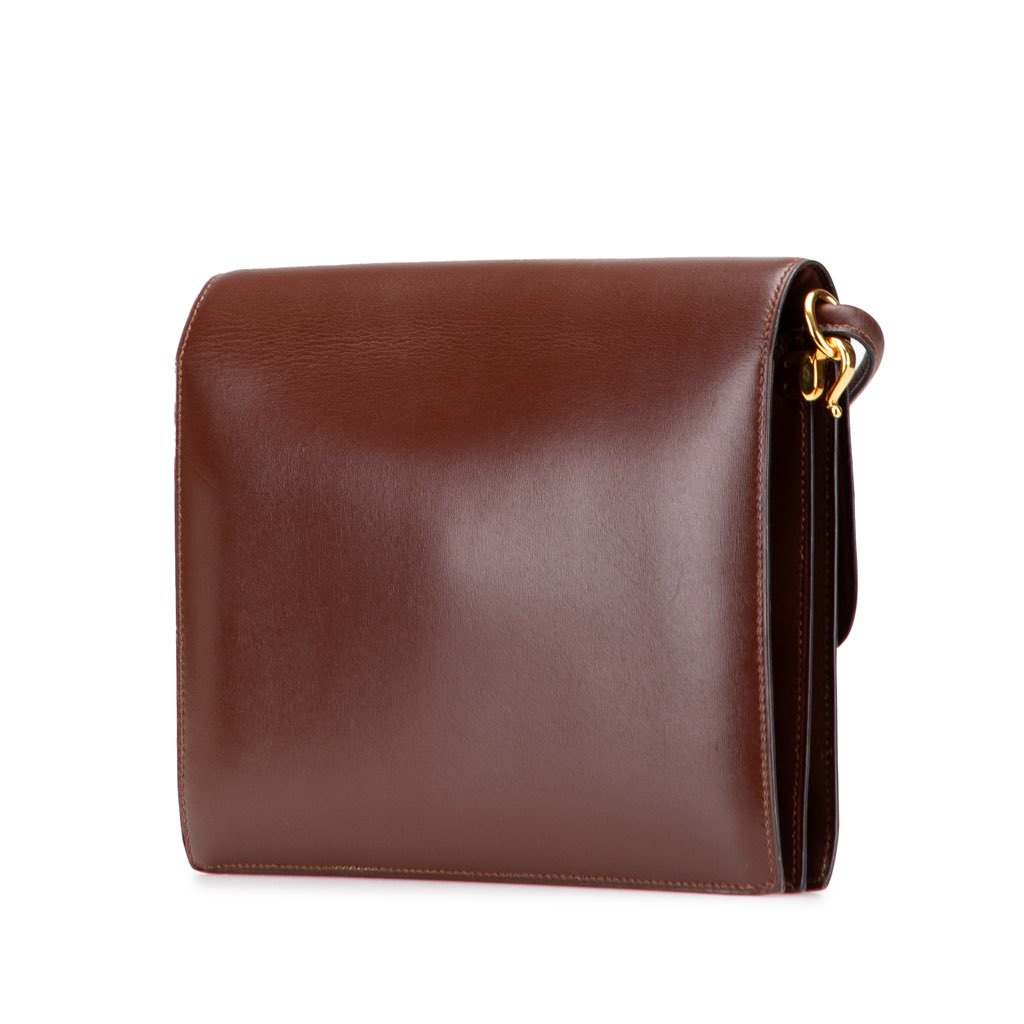 Hermès Box Calf Sac Sequana 22 - Back view