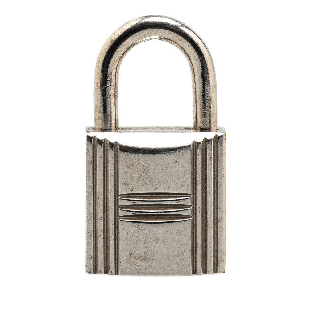 Hermès Palladium Plated Cadena Lock and Key