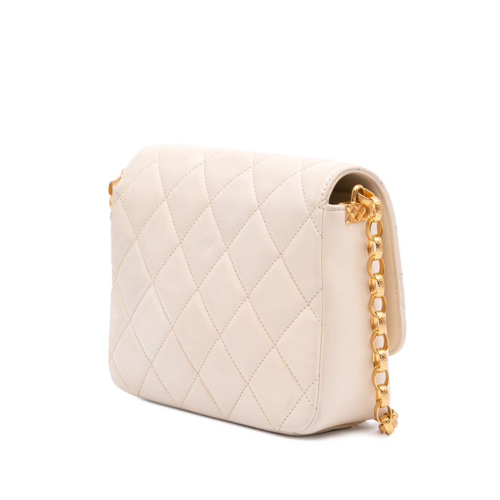 Chanel Medium Quilted Lambskin CC Coin Flap - 2