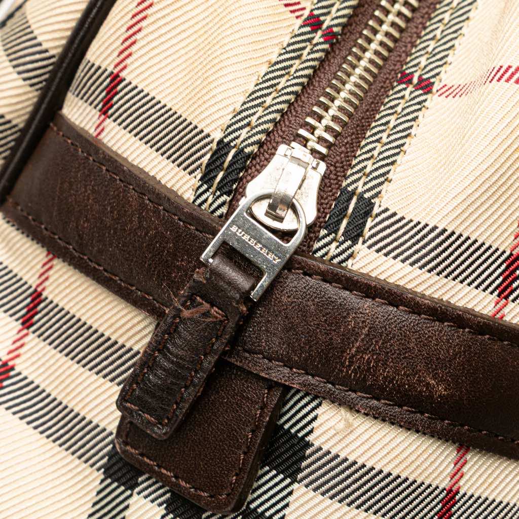 Burberry House Check Canvas Handbag - Detail 1