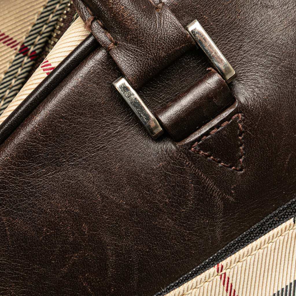 Burberry House Check Canvas Handbag - Image 10