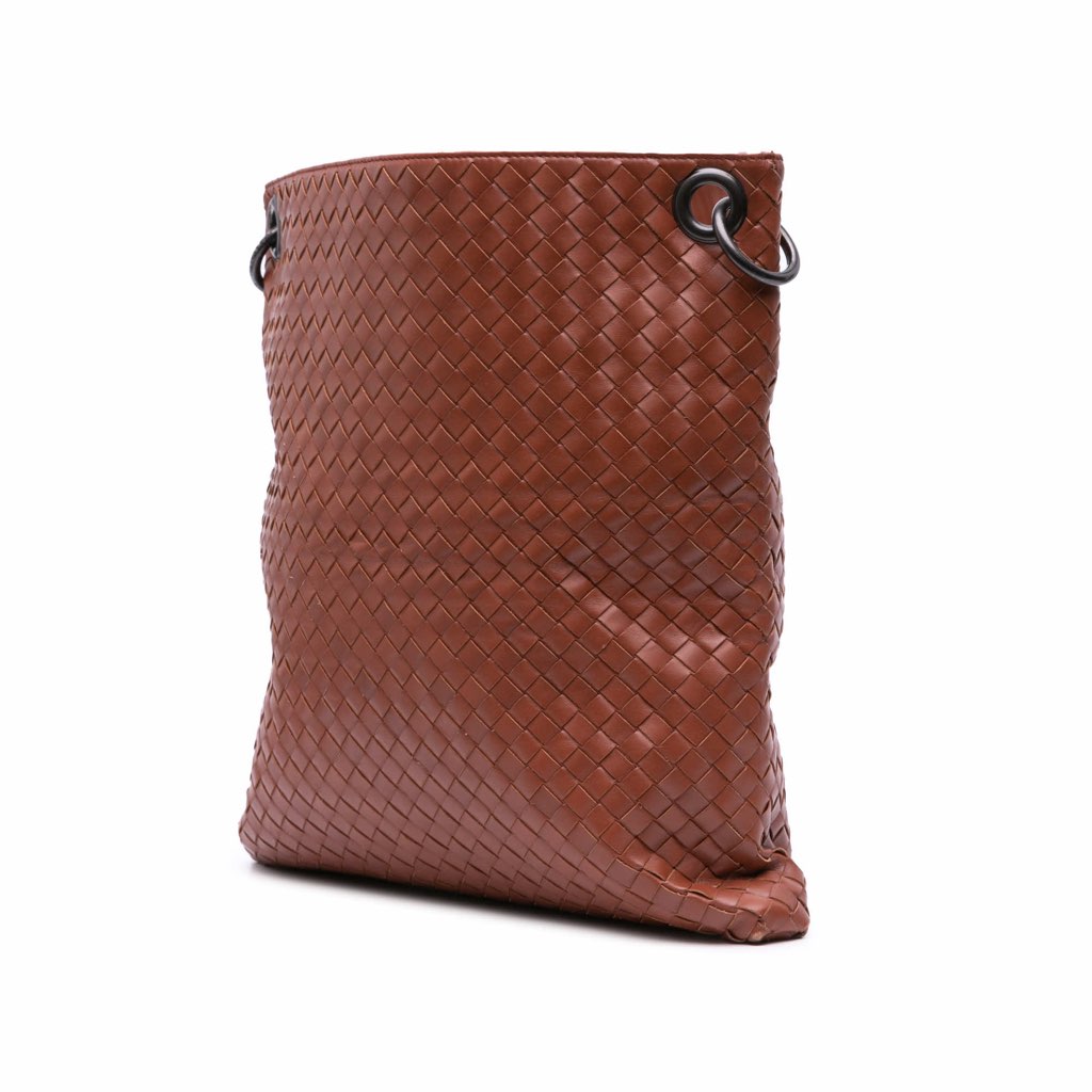 Bottega Veneta Leather Intrecciato Crossbody - 2
