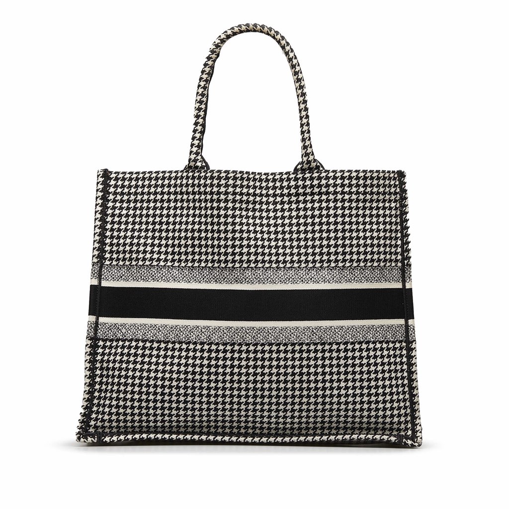 Dior Large Houndstooth Book Tote - 3