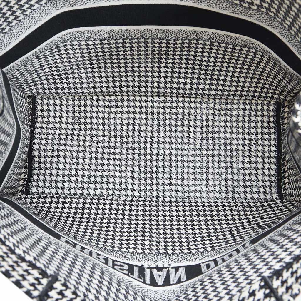 Dior Large Houndstooth Book Tote - 5