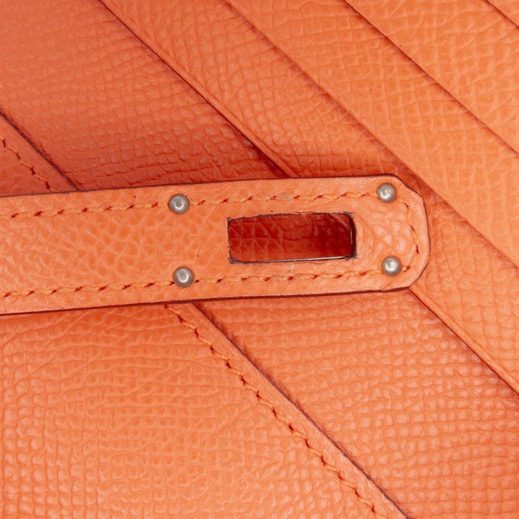 Hermès Epsom Kelly Longue Wallet - Side view