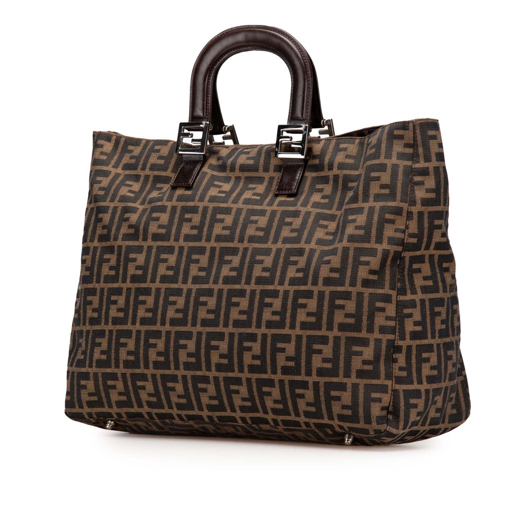 Fendi Large Zucca Canvas Twins Tote - 2