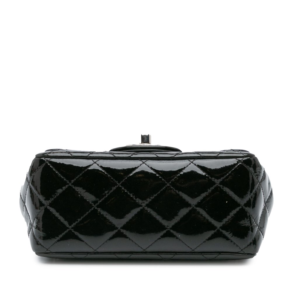 Chanel Mini Square Classic Patent Single Flap - 3