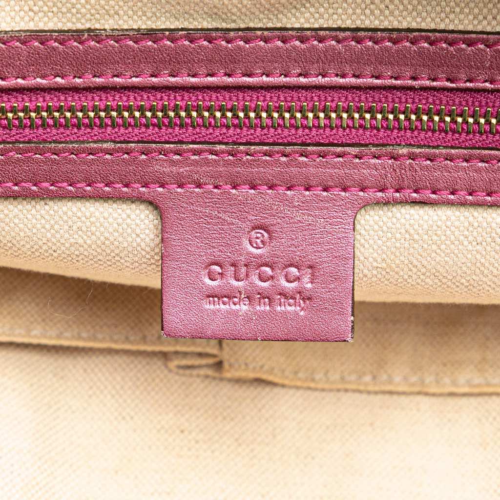 Gucci GG Canvas Heart Bit Satchel - 5