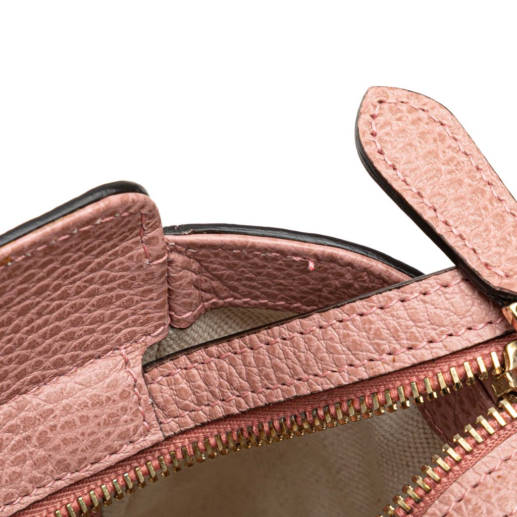 Gucci Mini Leather Swing Satchel - Image 13