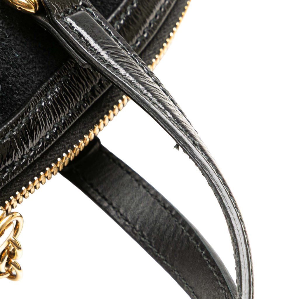 Gucci Medium Suede Ophidia Web Dome Satchel - Image 14