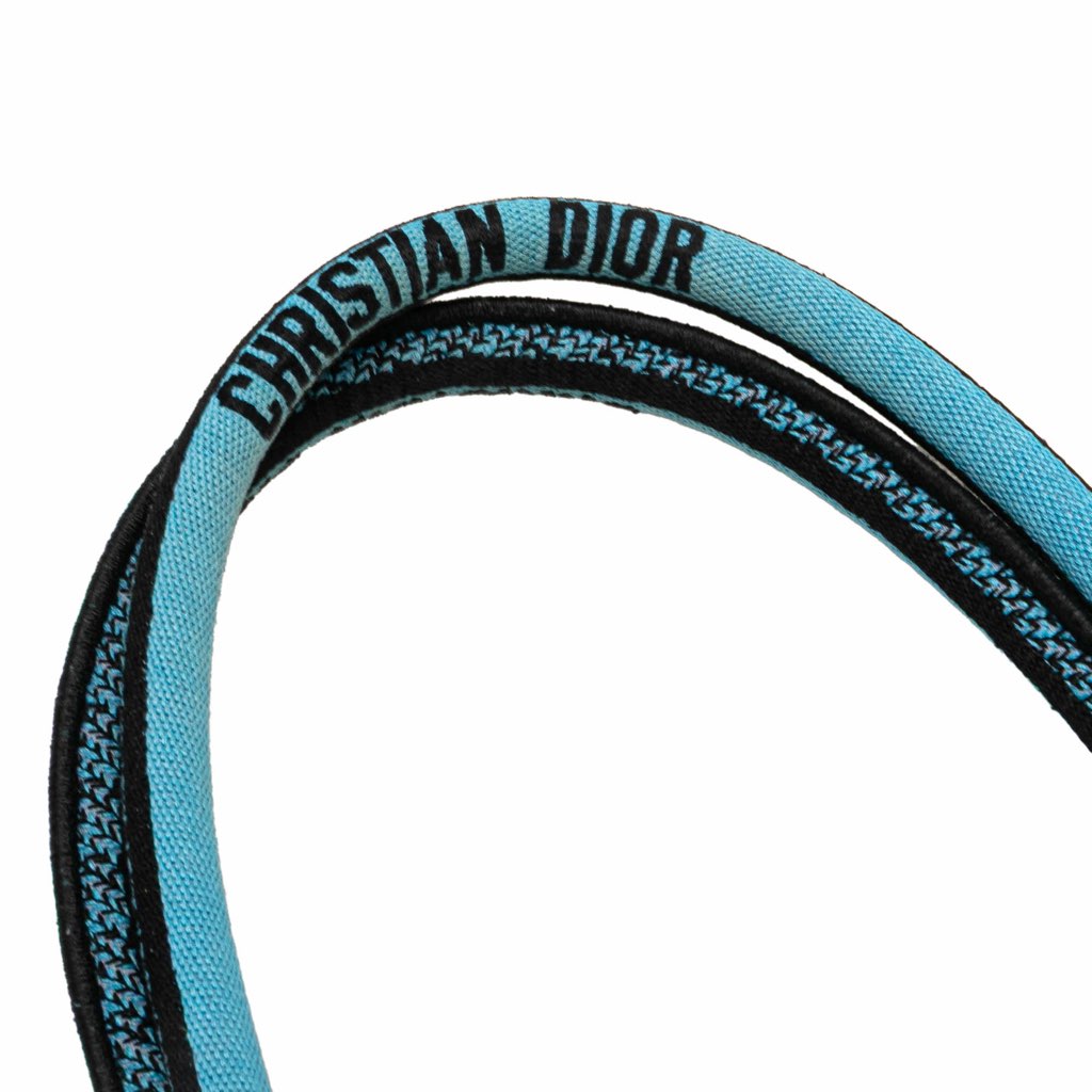 Dior Medium Embroidered Canvas Zebra D Jungle Pop Book Tote - Image 14