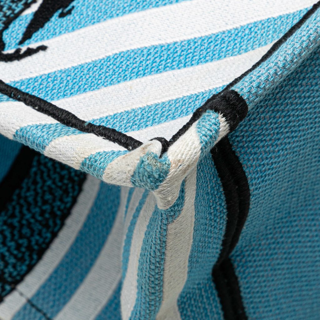 Dior Medium Embroidered Canvas Zebra D Jungle Pop Book Tote - Image 10