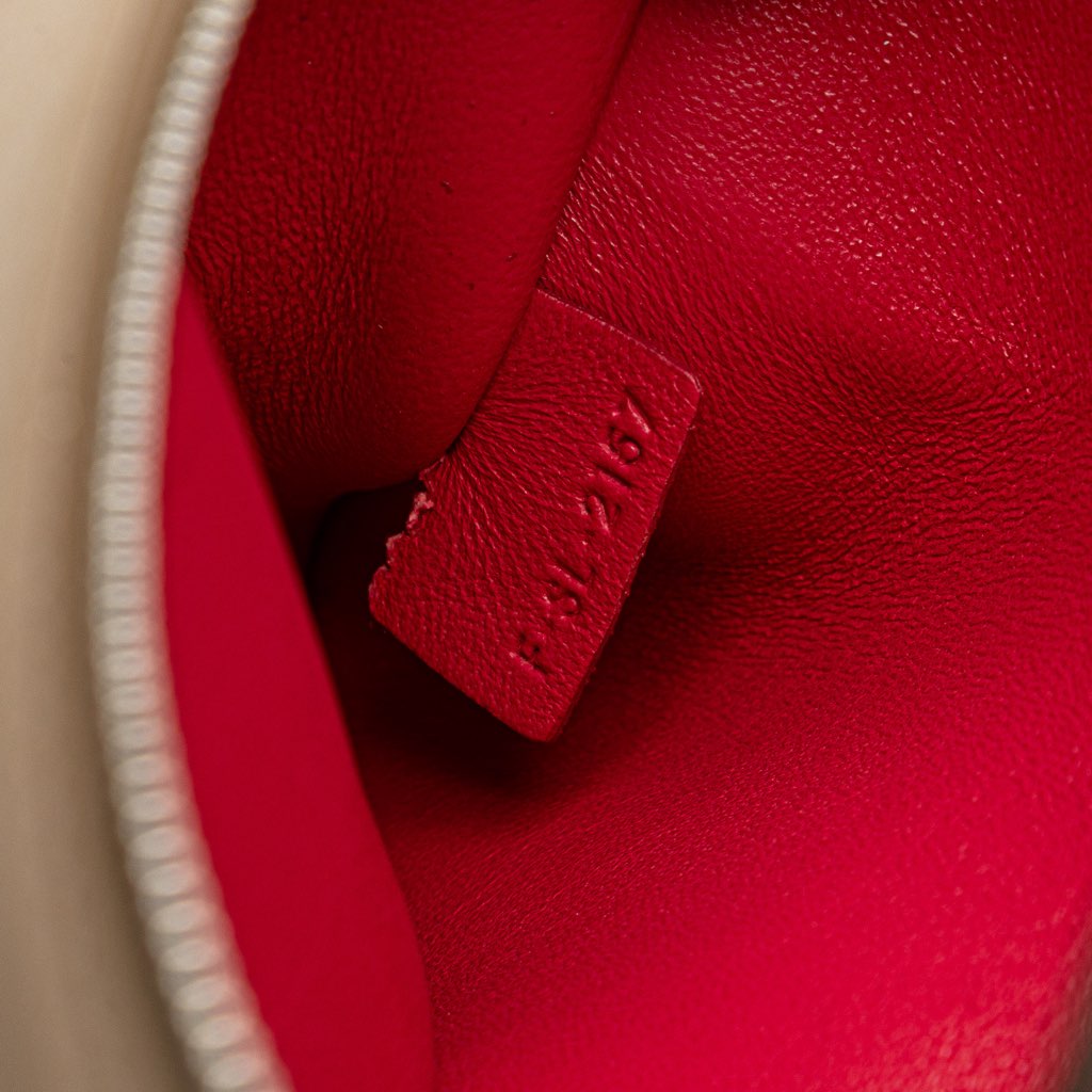 Celine Small Tricolor Leather Trapeze Satchel - Side view