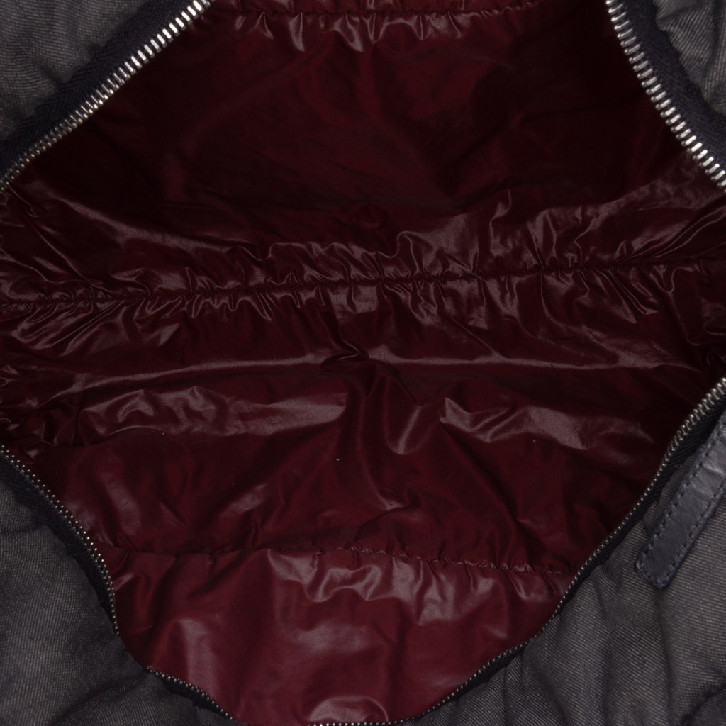 Chanel Large Quilted Denim Coco Cocoon Tote - 4