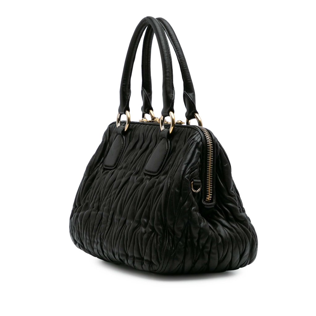 Miu Miu Matelasse Lambskin Satchel - 2