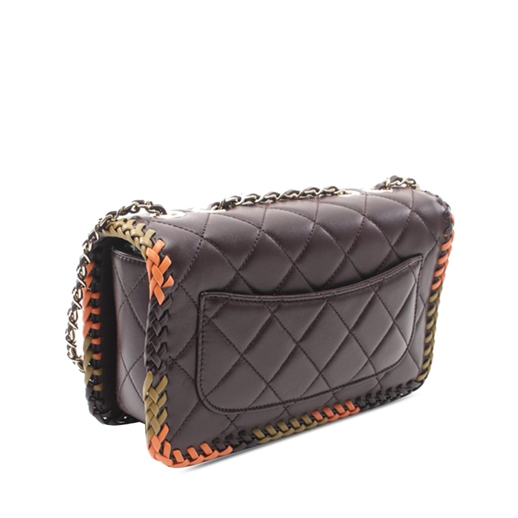 Chanel Medium Quilted Lambskin Whipstitch Flap - 2