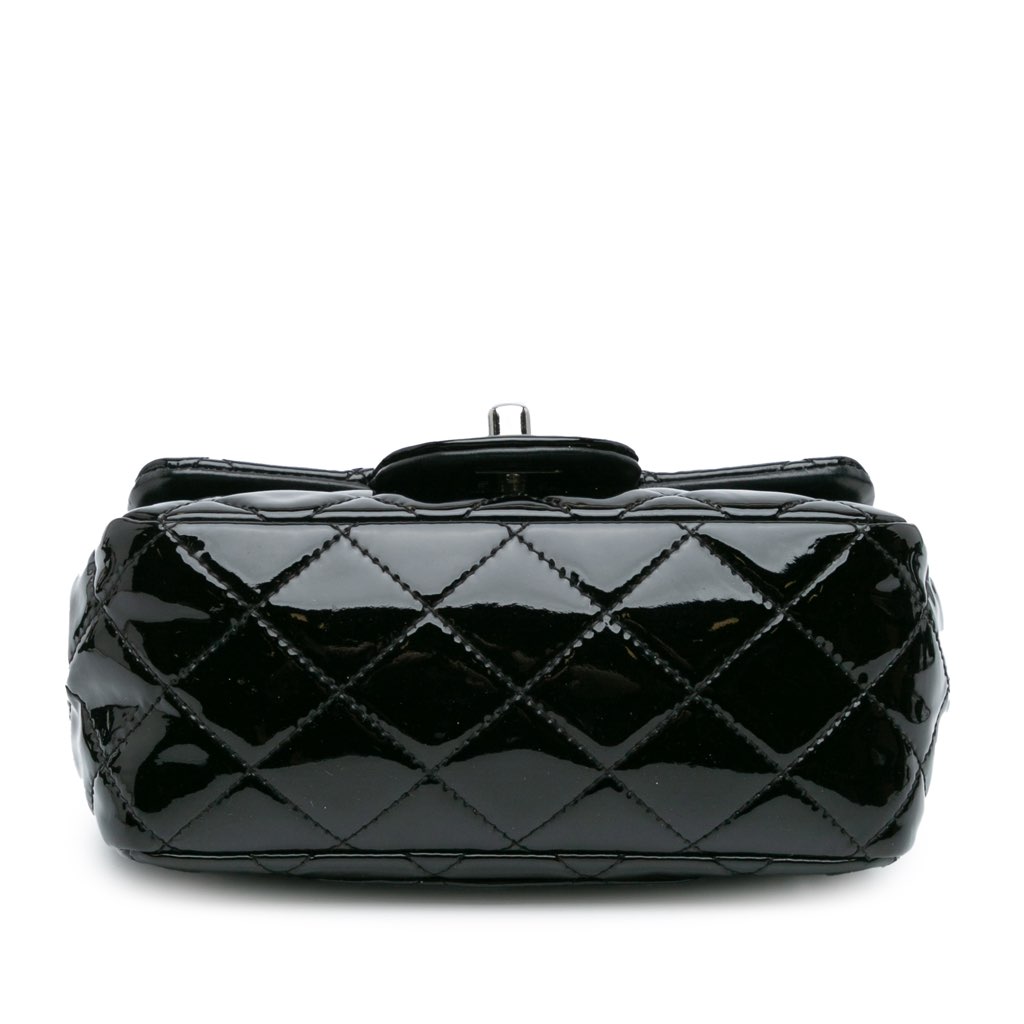 Chanel Mini Square Classic Patent Single Flap - 3